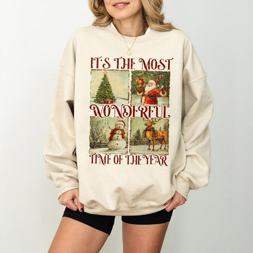 It's The Most Wonderful Time Of The Year Sweatshirt, Cute Santa Shirt, Christmas Family Shirt, Family Holiday Tee Hoodie