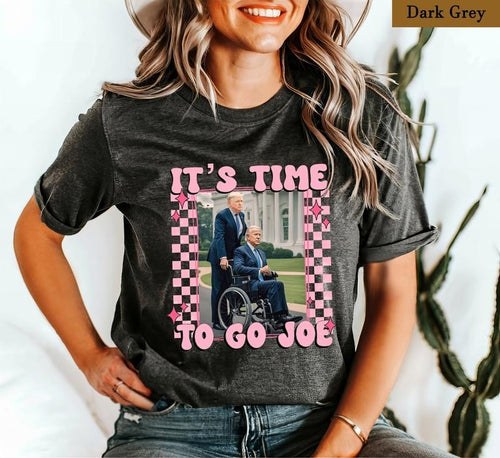 It's Time To Go Joe Shirt, Anti-Biden Protest Tee, Republican 4th of July Apparel, Funny Election Shirt, Election 2024...