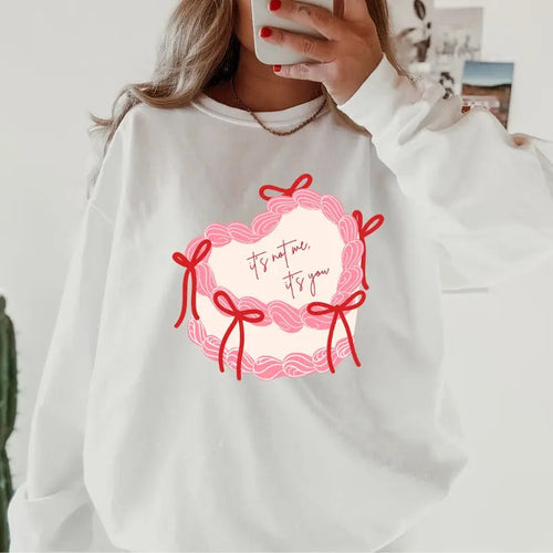 It's not me, It's You Crewneck ~ Sweatshirt Unisex Apparel Relaxed Fit Printed in the USA Clothing Womenswear Casual and...