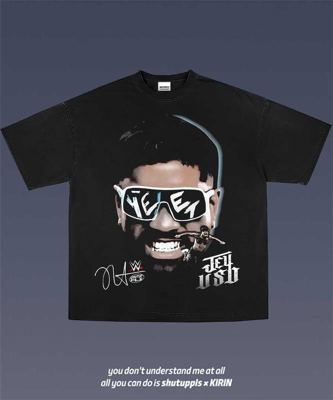 JEY USO 1.0 VINTAGE TEE | GRAPHIC T-SHIRT SWEATSHIRT HOODIE | GIFT FOR FAN | RetroVerseTees.com