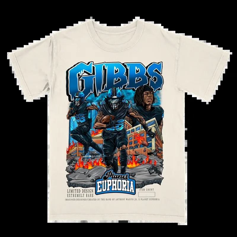 Jahmyr Gibbs V2 Tee Hoodie, Sweatshirt | RetroVerseTees.com
