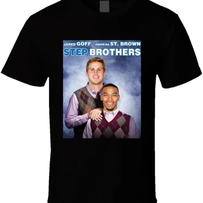 Jared Goff Amon-ra St. Brown Detroit Football Fan T Shirt Hoodie, Sweatshirt | RetroVerseTees.com