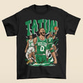 Jayson Tatum Cartoon Style Boston Basketball T-Shirt, 100% Cotton Unisex Shirt, Gift For Fan Hoodie, Sweatshirt