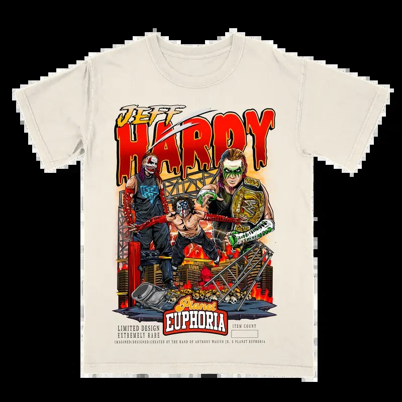 Jeff Hardy Tee Gift For Fan - Men's Casual T-shirt - Menswear Hoodie, Sweatshirt | RetroVerseTees.com