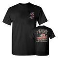 Jesus Is My Savior Trump Is My President American Flag T-Shirt, Trumm 2024 Shirt, Trum Won 2024 Shirt, Gift For Trum...