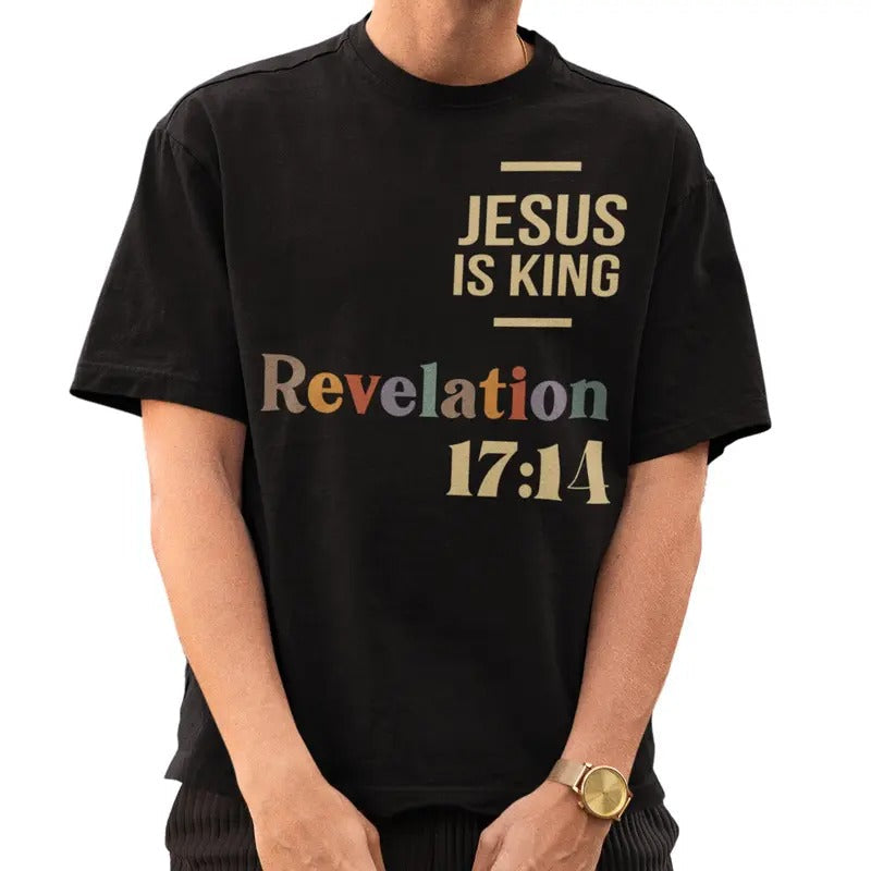 Jesus is King T-Shirt, Unisex Shirt, Menswear Top, Womenswear Top Hoodie, Sweatshirt | RetroVerseTees.com