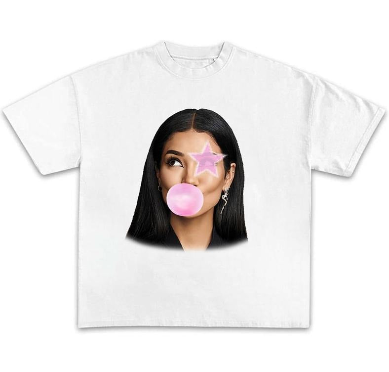 Jhene Shirt, Jhenne Aiiko Bubble Star Shirt Graphic Tee Gift Fans Rap Music Hoodie, Sweatshirt | RetroVerseTees.com