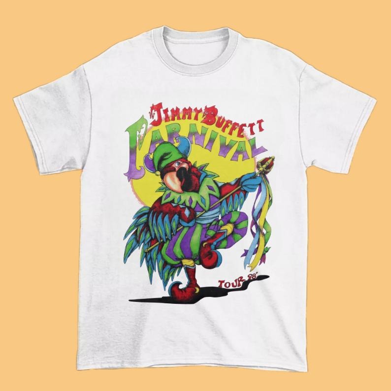 Jimmy Buffett 1998 Carnival Tour T-shirt, R.i.p Jimmy Buffett 1946-2023 Tee Gift Hoodie, Sweatshirt | RetroVerseTees.com