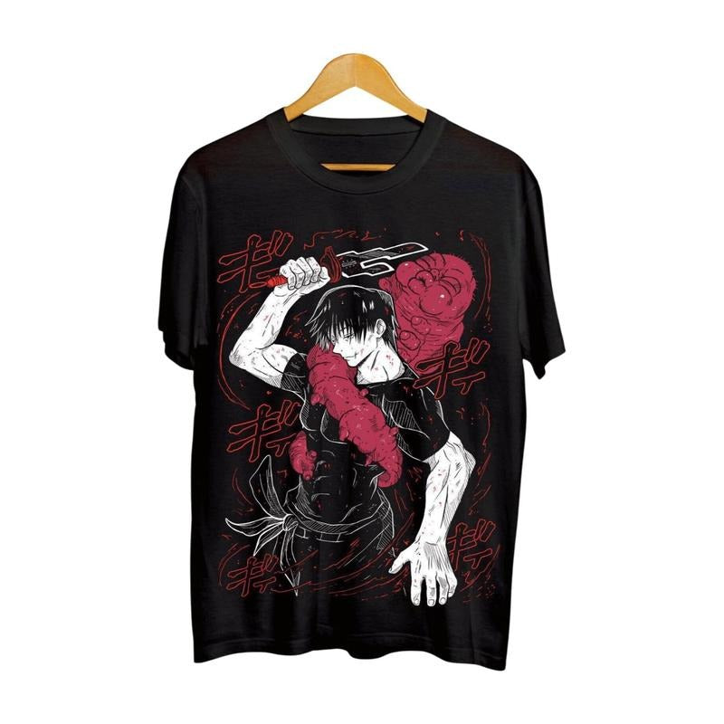 Jujutsu Kaisen Mahito Curse Anime Manga Junpei Black shirt Soft Tee, Short Sleeve Cotton Hoodie, Sweatshirt