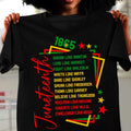 Juneteenth Dream Like Martin Free-ish 1865 Unisex Shirt, Juneteenth African American Tee, Black Freedom Black History...