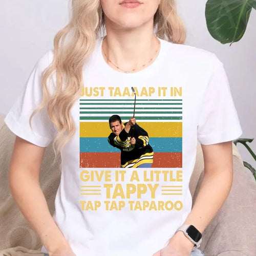 'Just Taaap It In' Shirt - Classic 90s Vibes with Adam Sandler's Iconic Moment, 100% Cotton