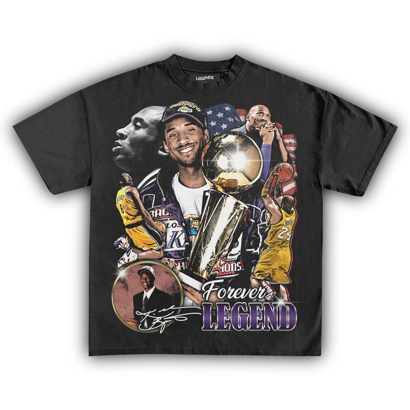 KB LEGEND FOREVER  Tee | Vintage Tee Graphic T-Shirt Sweatshirt Hoodie | Sport Tee - Gift For Fan | RetroVerseTees.com