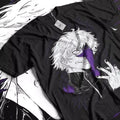 Ken Kaneki T-Shirt Tokyo GhoulManga Strip Horror Anime Black Shirt Tee All Size Hoodie, Sweatshirt | RetroVerseTees.com