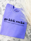 Kick Rocks Graphic Tee Hoodie, Sweatshirt | RetroVerseTees.com