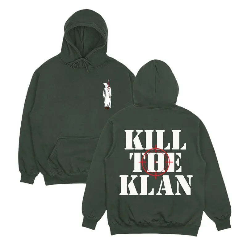 Kill The Klan Hoodie, Style KKK Men Hooded, Immaculate Dume Kill The Klan Shirt Sweatshirt | RetroVerseTees.com