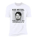 Koe Mugshot Shirt Wetzel Fan Gift Hoodie, Sweatshirt | RetroVerseTees.com