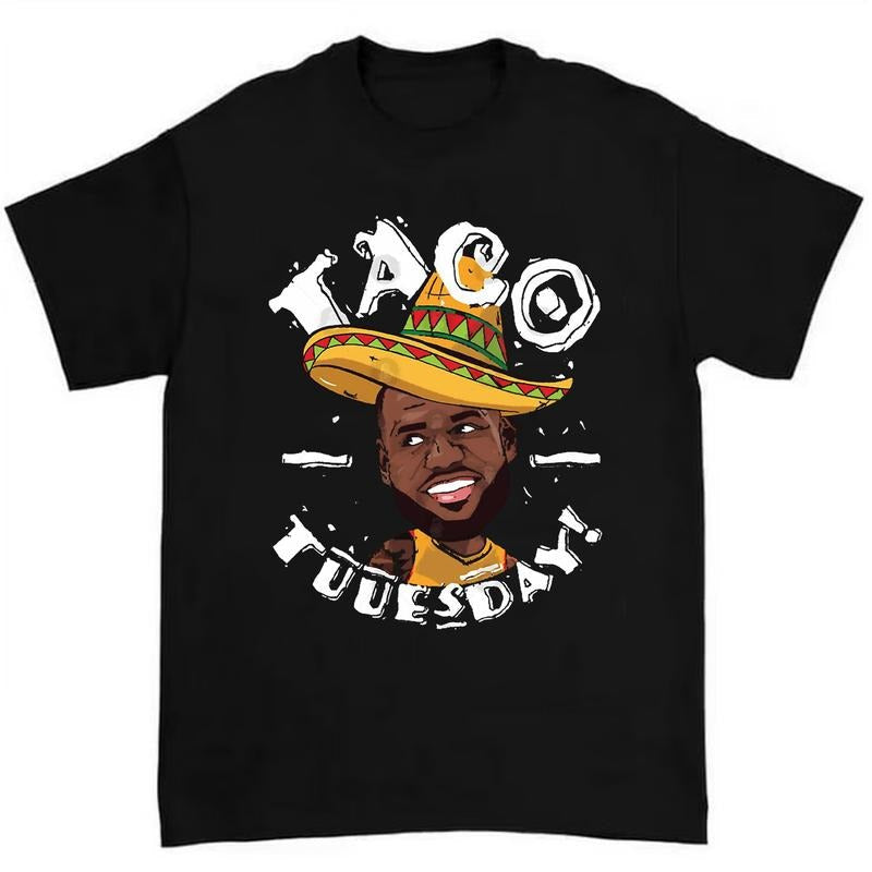 LeBron Taco Bell T-Shirt Funny and Quirky Design for Basketball and Fast Food Fans Hoodie, Sweatshirt | RetroVerseTees.com