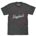Leinenkugel's Wisconsin T-Shirt - Gray Hoodie, Sweatshirt | RetroVerseTees.com