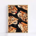 Leopard Print Wall Art, Retro Tiger Print, Trendy Wall Art, Funky Wall Decor, Black Wall Art, Animal Print Home Decor,...