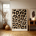 Leopard Wall Art, Leopard Pattern Poster, Preppy Typography Above Bed Bedroom Wall Decor, Aesthetic Trendy Photography...