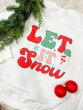 Let It Snow Graphic Top T-Shirts, Hoodie, Sweatshirt | RetroVerseTees.com