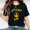 Let's Get Lit T-Shirt, Christmas Lights Shirt, Christmas Gift Tee, Unisex Christmas Tee, Christmas Family Shirt, New Year...