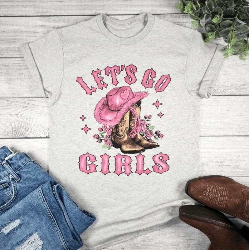 Let's Go Girls Graphic Tee Hoodie, Sweatshirt | RetroVerseTees.com