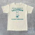 Lollygag Funny Graphic T-Shirt, Retro Unisex Adult T Shirt, Vintage Rabbit T Shirt, Nostalgia T Shirt, Relaxed Cotton...