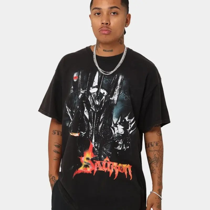 Lord of The Rings The Sauron Vintage T-Shirt Trending Movie Shirt Menswear Womenswear Streetwear Movie Fans Graphic...