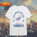 Los Angeles Dodgers 2024 2025 World Series Champions Back To Back Shirt