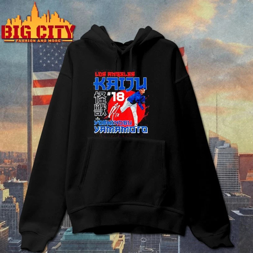 Los Angeles Kaiju Yoshinobu Yamamoto Baseball MLBPA shirt