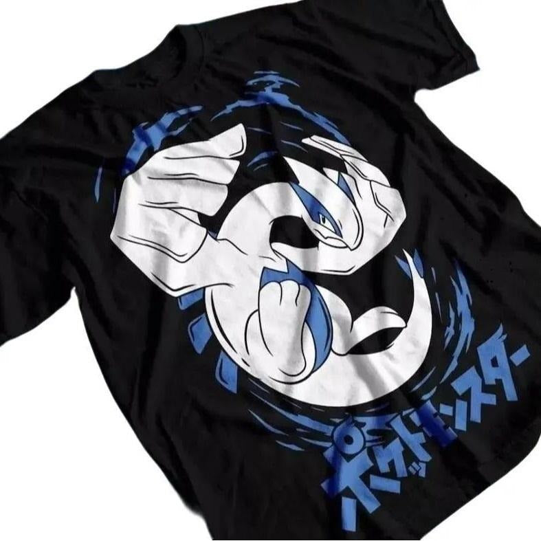 Lugia tee, Anime Vintage T-Shirt, Japanese Anime Hoodie, Sweatshirt | RetroVerseTees.com