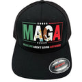 MAGA Mexico Hat with Graphic Design and "MEXICANS AREN'T GOING ANYWHERE" Text, Black Color, Flex Fit one size Adjustable...