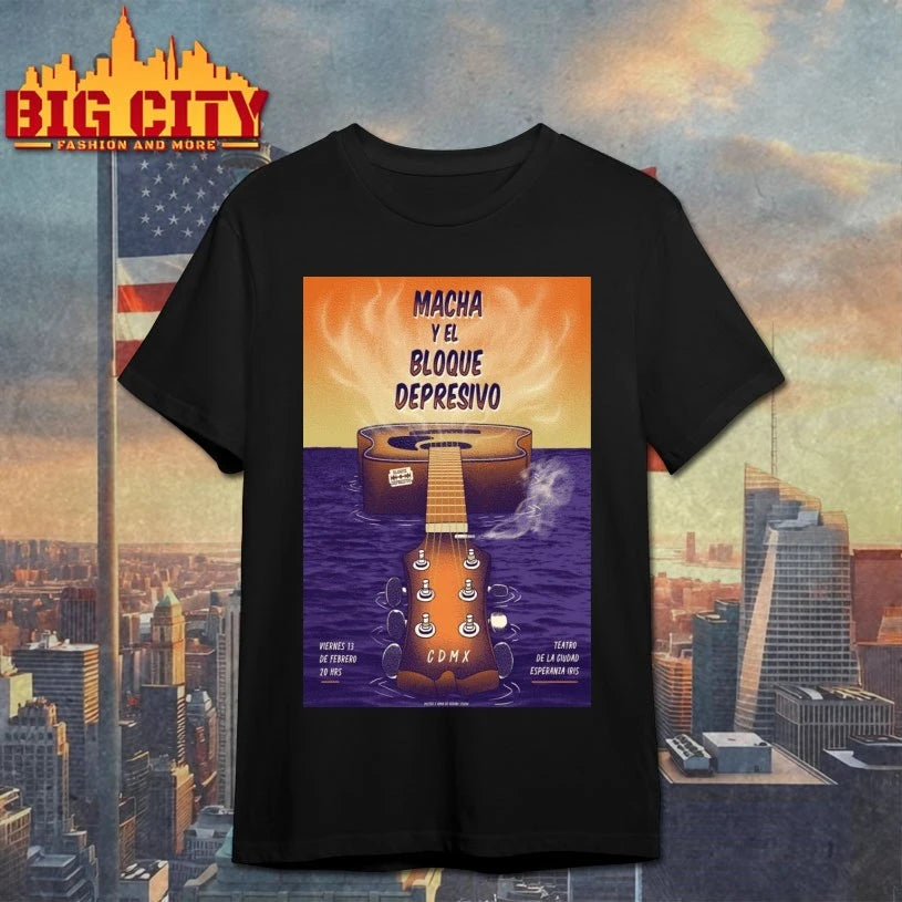 Macha Y El Bloque Depresivo 2026 Music Poster Shirt