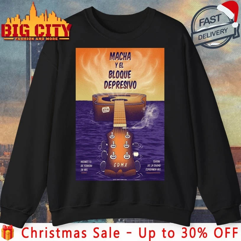Macha Y El Bloque Depresivo 2026 Music Poster Shirt