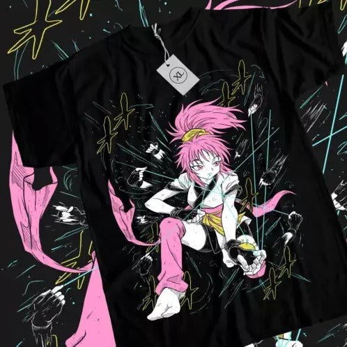 Machi Komachine T-Shirt Hunter X Hunter Hisoka Gon Killua Black Shirt All Size Hoodie, Sweatshirt | RetroVerseTees.com