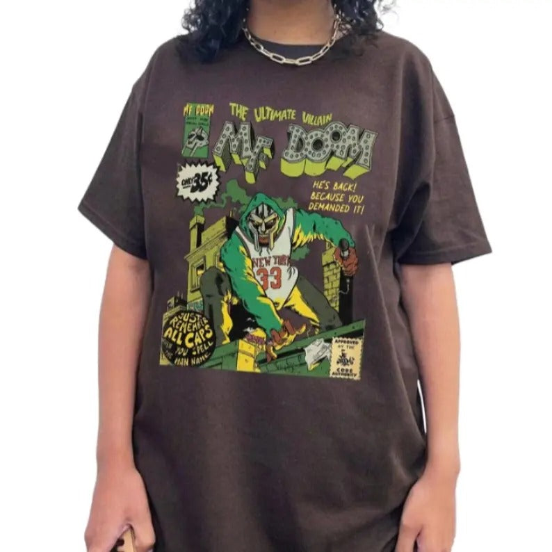 Madlib Doom All Caps Shirt, Mf Doom Shirt, Hip Hop Unisex Tee, Madvillain Metal T-shirt Hoodie, Sweatshirt