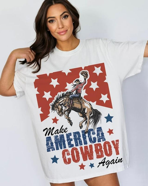 "Make America Cowboy Again , Western , 4th of July , Western 4th of July , Fourth Of July , America, Sublimation Designs,...