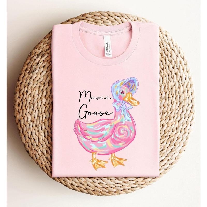 Mama Goose Shirt, Funny Mom Shirt, Watercolor Goose Mom Shirt, Goose Mama Shirt, Mother's Day Shirt, Mama Love Shirt,...