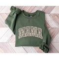 Mama Leopard Shirt, Cute Mama Tee, New Mom T-shirt, Best Mom T-shirt, Leopard Mama Shirt, Mom Life Shirt, Cool Mom Tee,...