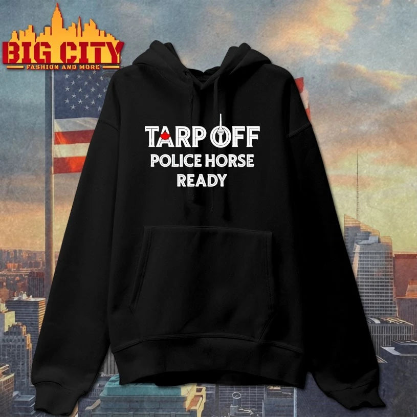 Maple Leaf Tarp off police horse ready shirt