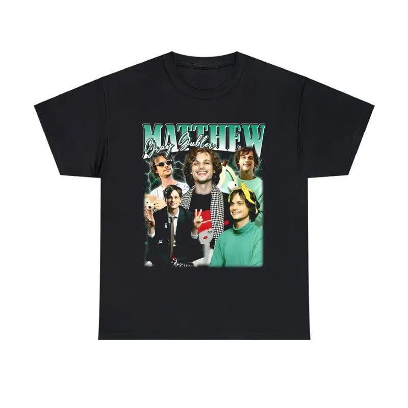 Matthew Gray Gubler Vintage Unisex T-Shirt Gifts, Vintage shirt Menswear Top Hoodie, Sweatshirt | RetroVerseTees.com