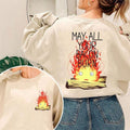May All Your Bacon Burn Calcifer Shirt, Sweatshirt, Hoodie, Howl's Moving Castle, Howl and Sophie Shirt, Studio Ghibli...