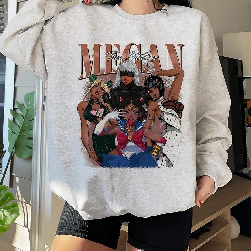 Megan Cosplays Art Shirt, Megan Thee Stallion Shirt, Vintage Megan Thee Stallion 90s Shirt, Rapper Megan Thee Stallion...