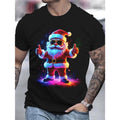 Men'S 3D Print T-Shirt Casual Regular Fit with Christmas Pattern for Adult Summer Wear Made in USA Hoodie, Sweatshirt