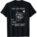 Men's Funny "Night Shift Worker" Graphic T-Shirt