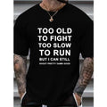Men's T-shirt, Letters Print, Summer Trendy Short Sleeve Tees For Male, Big & Tall Made in USA Hoodie, Sweatshirt