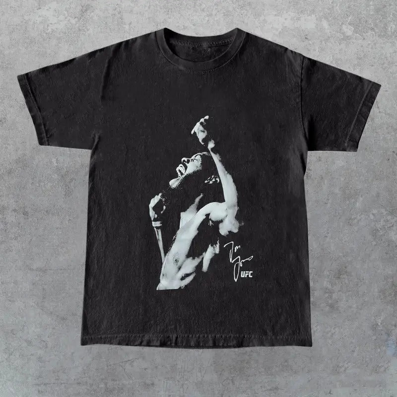 Men's UFC Bone Jones Roar T-Shirt - Multicolor-For Men And Women Menswear Top Hoodie, Sweatshirt | RetroVerseTees.com