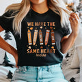 Merch Black History T-Shirt, Afro American Women Shirt, We Have The Same Heart Inside Tee, Black Pride Gift Tee, We Can...