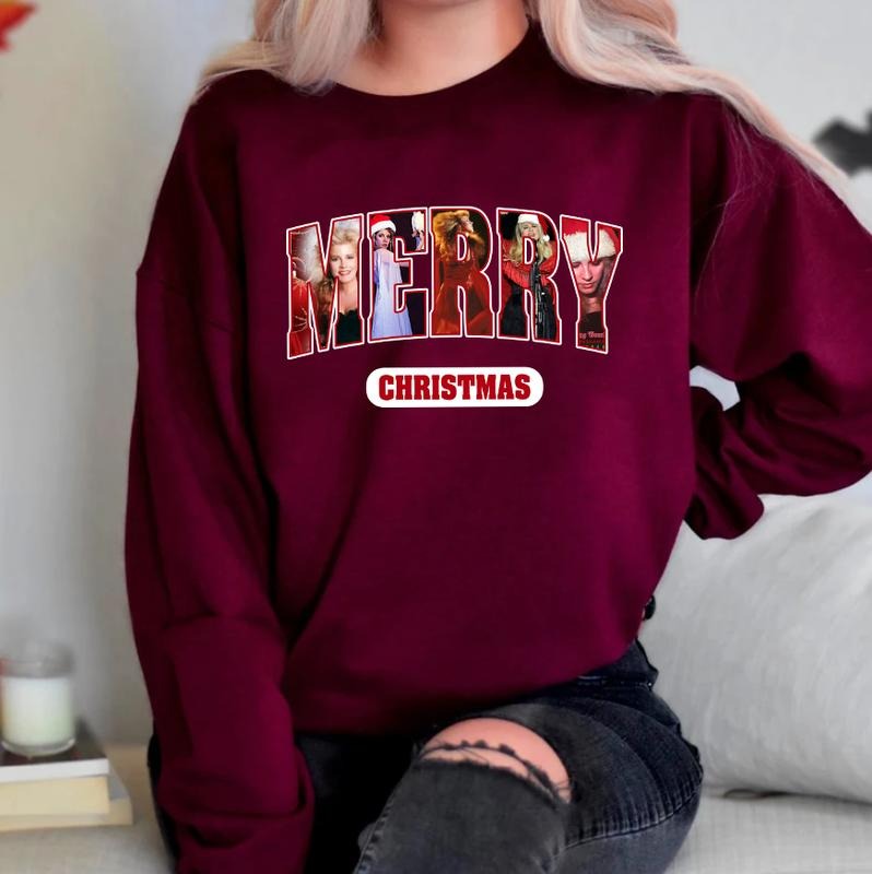Merry Christmas Stevie Nicks Shirt Sweatshirt Hoodie, Christmas Sweatshirt, Gift For Her | RetroVerseTees.com